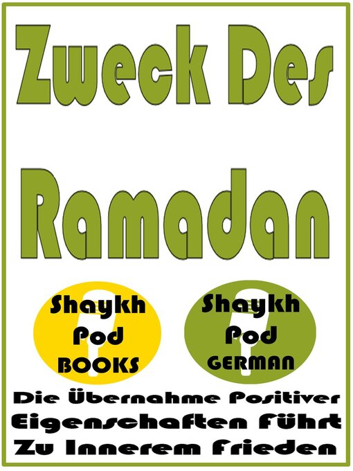 Title details for Zweck des Ramadan by ShaykhPod German - Available